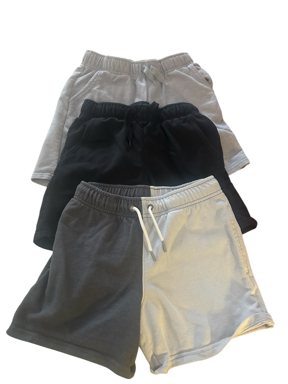 Cat & Jack Light Gray Elastic Waist Shorts